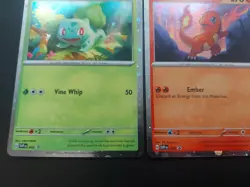 Pokemon - Bulbasaur Squirtle Charmander SVP046 047 048 Galaxy Foil Set of 3 - Image 3