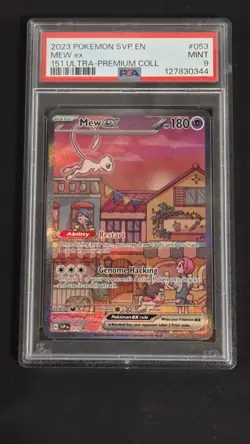 PSA 9 Mew EX SVP EN 053 Black Star Promo Pokemon 2023 - Image 1