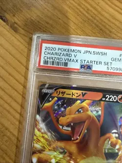 2020 Pokemon Sword & Shield Charizard Vmax Starter Set Japanese V #1 PSA 10 - Image 3