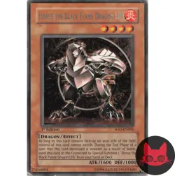 Yugioh Horus the Black Flame Dragon LV4 SOD-EN006 1st Edition MP - Image 1