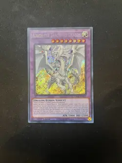 Yugioh Albion The Sanctifire Dragon CYAC-EN035 Secret Rare 1st Edition NM! - Image 2