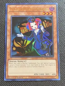 YuGiOh! - Tour Guide From the Underworld RA01-EN005 Ultra Rare 1st Edition NM - Image 1