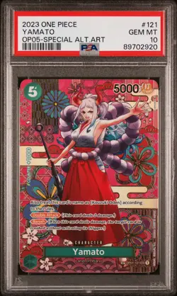 One Piece Yamato SP OP01-121 Awakening of the New Era PSA 10 - Image 1