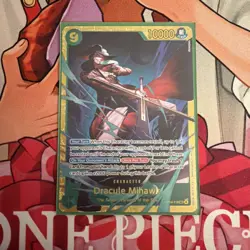 Dracule Mihawk - OP14-119 SEC - THE AZURE SEA'S SEVEN - One Piece TCG English - Image 1