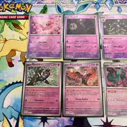 Pokemon TCG Prismatic Evolutions Pokeball Reverse Holo Bundle 8 Unique Cards - Image 2