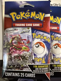 POKEMON TRADING CARD GAME 1 PACK 25 CARDS ONE FOIL GUARANTEE RANDOM INSERTS - Image 2