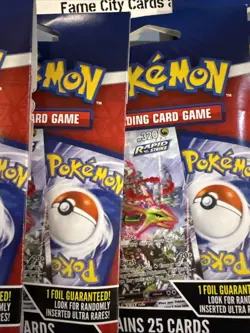 POKEMON TRADING CARD GAME 1 PACK 25 CARDS ONE FOIL GUARANTEE RANDOM INSERTS - Image 3