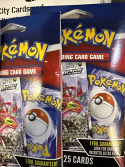 POKEMON TRADING CARD GAME 1 PACK 25 CARDS ONE FOIL GUARANTEE RANDOM INSERTS - Image 4