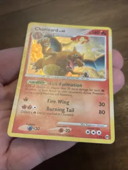 Pokemon TCG Charizard 1/99 Platinum Arceus Cracked Ice Holo Rare Pokemon Card - Image 4