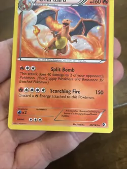 Pokemon TCG Charizard Holo Rare Card Boundaries Crossed 20/149 Foil Zard Wow - Image 3