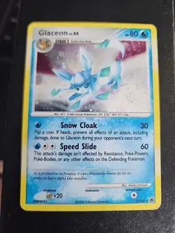 2008 Pokemon Majestic Dawn Glaceon 5/100 Rare Holo Card - Image 1