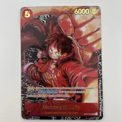 One Piece TCG Card Monkey D.Luffy ST01-012 OP05 1st Anniversary English - MINT - Image 3