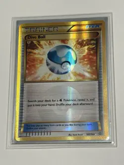 Pokemon TCG Dive Ball Secret Rare Holo Card 161/160 XY Primal Clash - Image 1