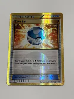 Pokemon TCG Dive Ball Secret Rare Holo Card 161/160 XY Primal Clash - Image 3