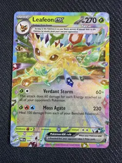 Pokemon TCG Leafeon EX Prismatic Evolutions Card 006/131 - Image 1