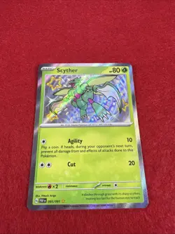 Scyther Baby Shiny 095/091 PAF Paldean Fates Pokemon TCG Card - Image 1