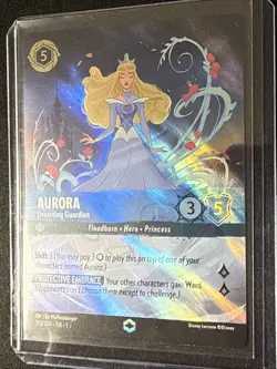 DISNEY LORCANA card Aurora - Dreaming Guardian Enchanted 213/204 EN-1 Holo NM - Image 3