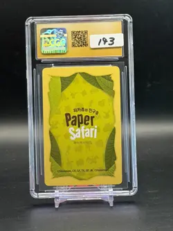 CGC PRISTINE 10 Gengar Pokemon Playing Cards Korean Paper Safari 7 - Image 2