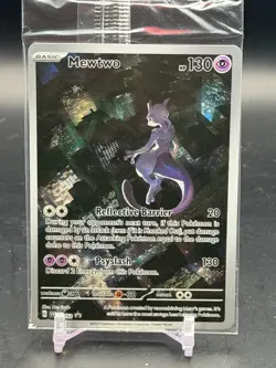 SEALED MEWTWO SVP 052 Scarlet Violet 151 Promo Illustration Rare Pokemon Card - Image 1