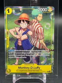 One Piece CCG Monkey.D.Luffy OP10-111 Rare Promo Card Factory Sealed - Image 1