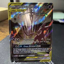 Espeon & Deoxys GX Tag Team - SM240 - S&M Promo Pokemon Card - NM - Image 1
