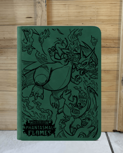 Pokemon Laser Engraved Trading Card Binder Phantasmal Flames (Made To Order) - Image 3