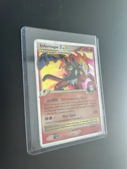 Infernape LV.X Holo Rare Pokemon Card 108/111 Diamond & Pearl Rising Rivals Case - Image 4