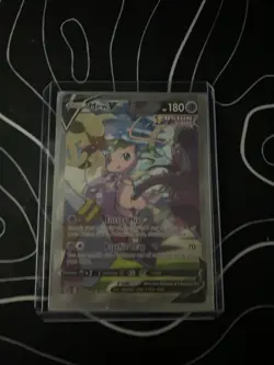 Pokemon Mew v Holo Alternative Art Ultra Rare TCG Fusion Strike Card 251/264 - Image 1