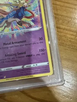 2020 SWSH Zacian PSA 10 Sword & Shield #082/185 Vivid Voltage Pokemon Card #082 - Image 5