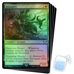 FOIL HARUSPEX (SURGE FOIL) X4 Warhammer 40,000 Magic MTG MINT CARD - Image 1