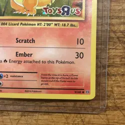 Pokemon Charmander #9/108 HOLO Rare XY Evolution - Toys R Us Promo Card! - Image 5