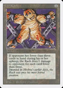 Revised The Rack MTG Magic the Gathering MP - Image 1