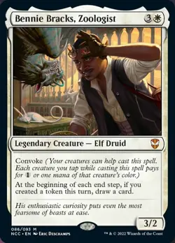 1x Bennie Bracks, Zoologist - Foil NM-Mint, English Commander: Streets of New Ca - Image 1
