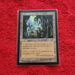 Magic: The Gathering NM Ancient Tomb Land Tempest Rare 1997 MacNeil - Image 1