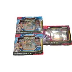 2x Pokemon Mega Kangaskhan & 1 Mega Latias EX Collection Boxes Sealed Brand New - Image 1