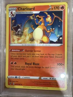 2020 POKEMON SWSH CHARIZARD VIVID VOLTAGE - PSA 9 - #025 - Image 2