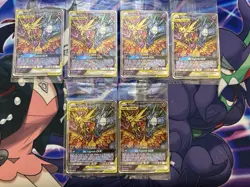 Pokemon TCG Moltres Zapdos Articuno GX SM210 Hidden Fates Promo - Image 1
