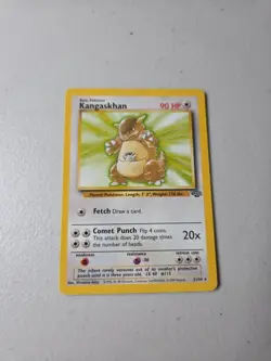 Pokemon Vintage Non-Holo Rare Kangaskhan Jungle 21/64 WotC 1999 - Image 1