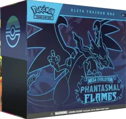 Pokemon TCG: Phantasmal Flames Factory Sealed Elite Trainer Box In Hand - Image 1