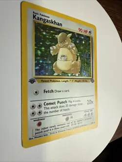 Pokemon TCG Jungle 1st Edition Kangaskhan Holo Rare 5/64 - Image 4