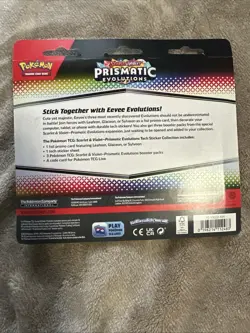 Pokemon TCG Scarlet Violet Prismatic Evolutions Tech Sticker Collection Glaceon - Image 2