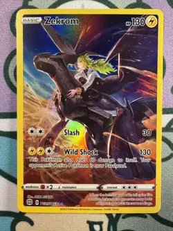 Pokemon TCG Zekrom Trainer Gallery Holo Rare TG05/TG30 Brilliant Stars - Image 1