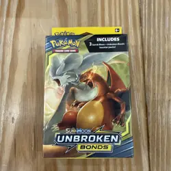 Pokemon Sun & Moon Unbroken Bonds 3-Pack Hanger Box Brand New Factory Sealed TCG - Image 1