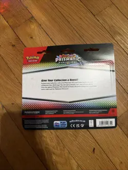 Pokemon Prismatic Evolutions Scarlet & Violet 2 Pack Blister Eevee (Sealed) New - Image 2