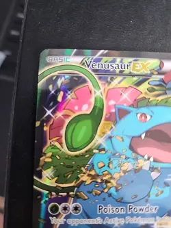 Venusaur EX XY123 - Black Star Promo Full Art Pokemon TCG HP - Image 2