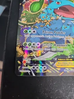 Venusaur EX XY123 - Black Star Promo Full Art Pokemon TCG HP - Image 3