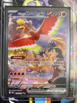 Pokemon TCG Ethan's Ho-Oh EX Sir 230/182 Destined Rivals Mint/Nm English - Image 3