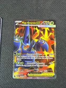 Mega Heracross Ex 108/094 Phantasmal Flames Ultra Rare Near Mint Pokemon TCG - Image 1