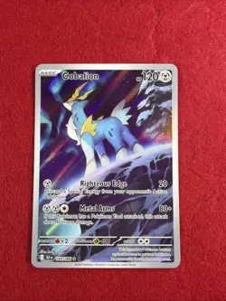 Cobalion 144/086 Sv: Black Bolt Holo Near Mint English Pokemon - Image 1