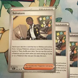 Pokemon TCG 4x Salvatore 160/162 Temporal Forces Playset - Image 2
